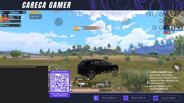 Vem Pra Live do @careca-gamer | Pubg Mobile | iPadView 90 FPS | Mobilador смотреть онлайн
