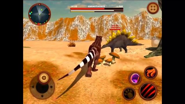 Carnotaurus Simulator: Real Dinosaurs Survival 3D - Kill T-REX IOS Gameplay |Newbie Gaming смотреть онлайн