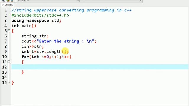 #string Uppercase programming in c смотреть онлайн