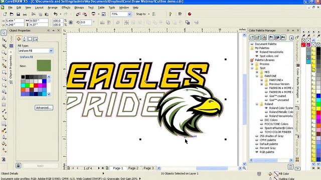 Corel Draw® Production tools for VersaCAMM users смотреть онлайн