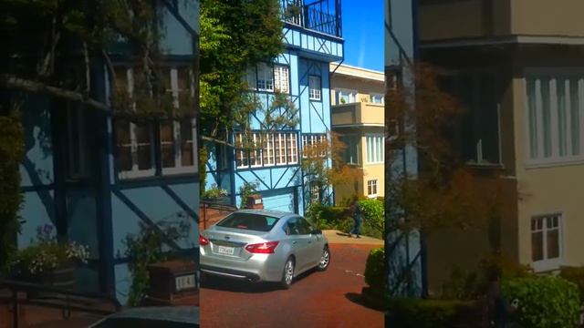 США. Калифорния. Самая извилистая улица в Сан-Франциско!!! 25 марта 2017 год смотреть онлайн