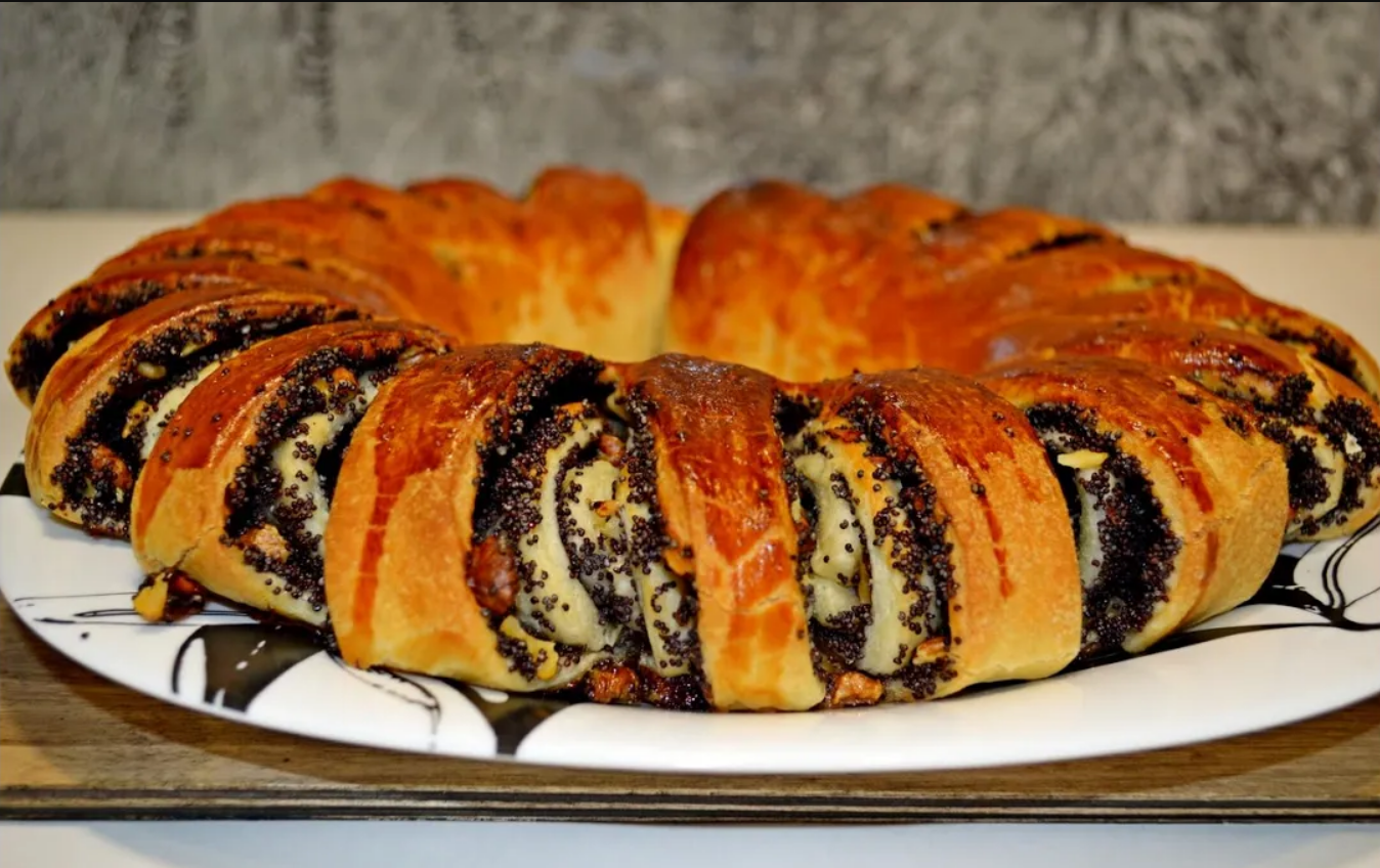 РУЛЕТ С МАКОМ. Маковый рулет. Рецепт рулета с маком. смотреть онлайн