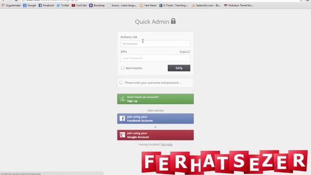 PHP Session Admin Giriş смотреть онлайн