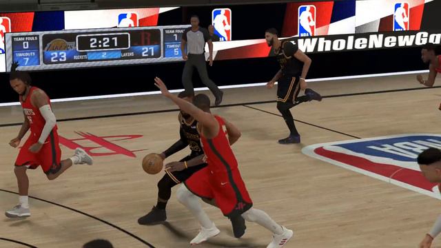 NBA 2K21 Ultra Next Gen Graphics Mod NBA Bubble Playoffs: Game 4 | LAKERS at ROCKETS | PC Gameplay смотреть онлайн