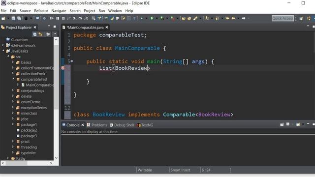 Comparable Interface in Java| Core Java tutorials смотреть онлайн