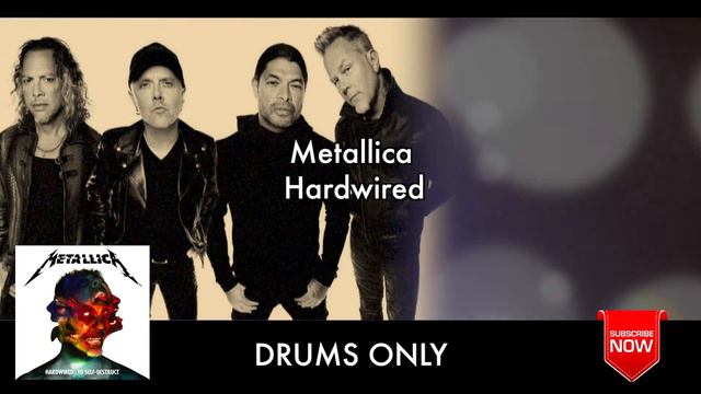 Metallica "Hardwired" Drums Only "Backing Track" смотреть онлайн