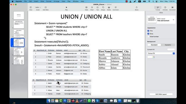60. UNION Clause | PHP Bangla Tutorial | Basic to Advanced | PHP 8.2 смотреть онлайн