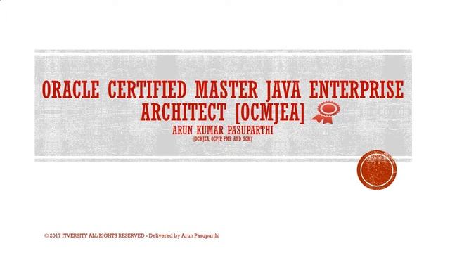 OCMJEA Introduction - 1. What is OCMJEA? смотреть онлайн