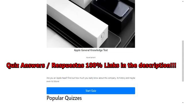 Quizfame - Apple General Knowledge Test QUIZ ANSWERS | RESPUESTAS 100% смотреть онлайн