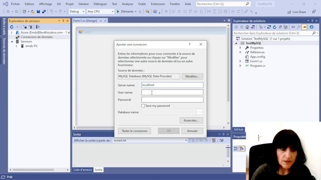 Connexion entre C# et MySQL (configuration) смотреть онлайн