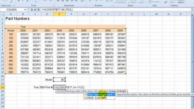 Excel 2010: VLOOKUP смотреть онлайн