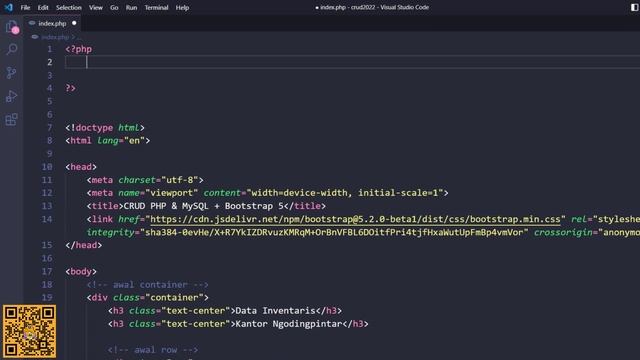 #3 - Desain Database | CRUD PHP & MySQL + Bootstrap 5 dalam 1 halaman смотреть онлайн