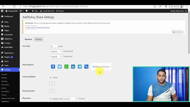 How to Add Social Share Button in WordPress Blog | Post Me Social Share Button Kaise Lagaye смотреть онлайн