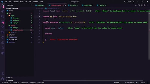 Rotas Protegidas com react-router-dom смотреть онлайн