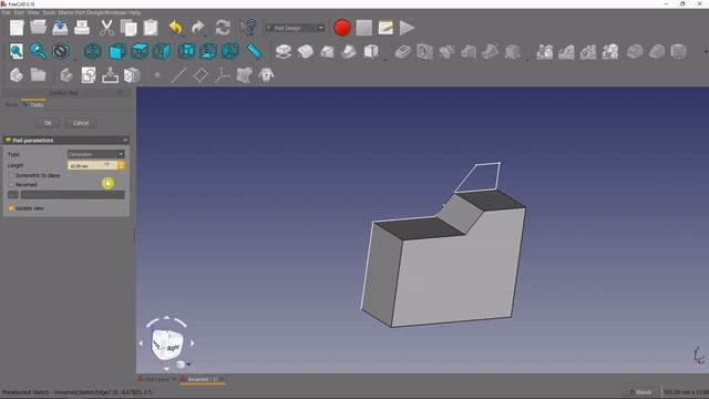 FreeCAD simple part with a MASTER SKETCH using BEST PRACTICES. **Tutorial** Video 3/3 смотреть онлайн