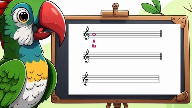 Нотный вызов. Скрипичный ключ. Ноты между линейками смотреть онлайн