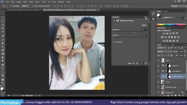 Cara Menggabungkan 2 Foto Menjadi 1 Foto - Photoshop Tutorial смотреть онлайн