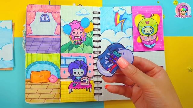 My Little Pony? DIY Toca Life World  Paper Surprise  Toca Boca Paper Crafts pinkpingworld