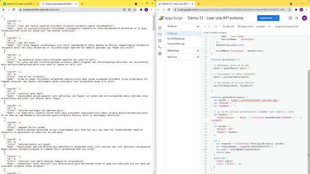 Leer una API externa con Apps Script en una planilla смотреть онлайн