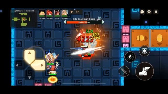 Light Tower of Horizon ! Lvl from 17 to 19 - Guardian Tales смотреть онлайн
