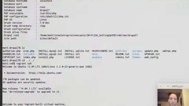Cloning and setting up Drupal with Vagrant VDD смотреть онлайн