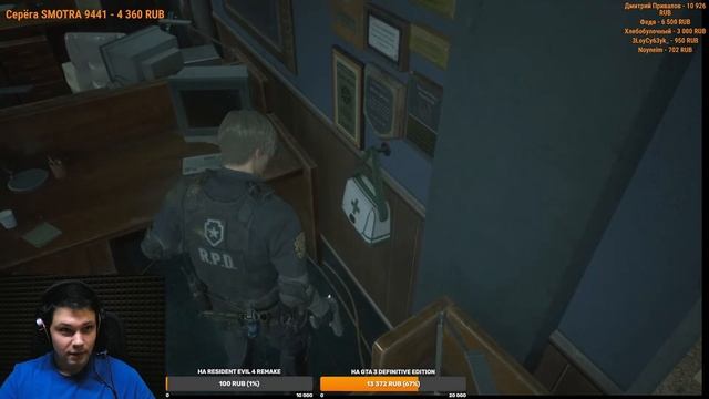 Resident Evil 2 Remake (#3). Жёсткий пахан теперь охотится за нами смотреть онлайн