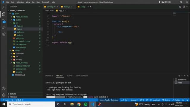 Create a Modern Ecommerce Project with React, NodeJS & MongoDB | Project Setup - #1 смотреть онлайн