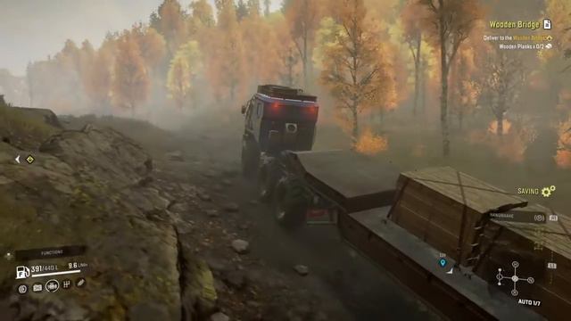 Snow Runner - Deliver Wooden Planks смотреть онлайн