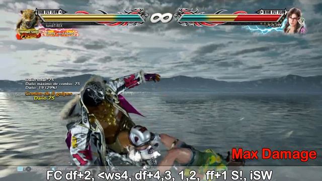 [Tekken 7] Easy/Sample & Max Damage Combos - King - Season 3