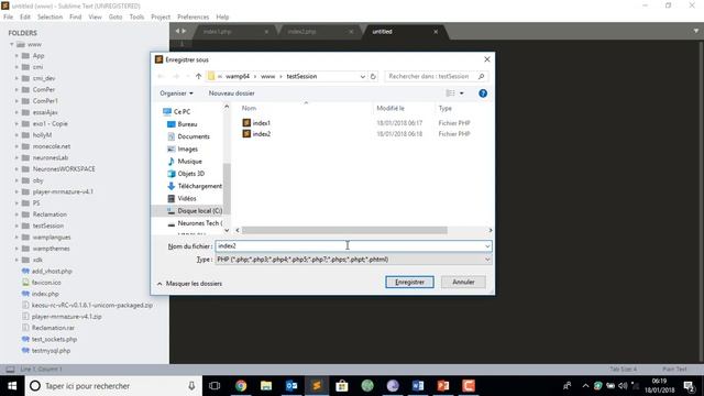 Créer une variable de session en PHP смотреть онлайн