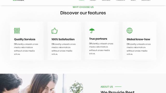 Unitek - Business WordPress Theme | Themeforest Templates смотреть онлайн