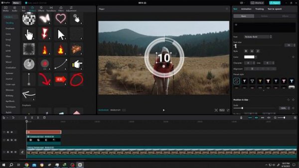 Add Countdown Timer | CapCut PC Tutorial