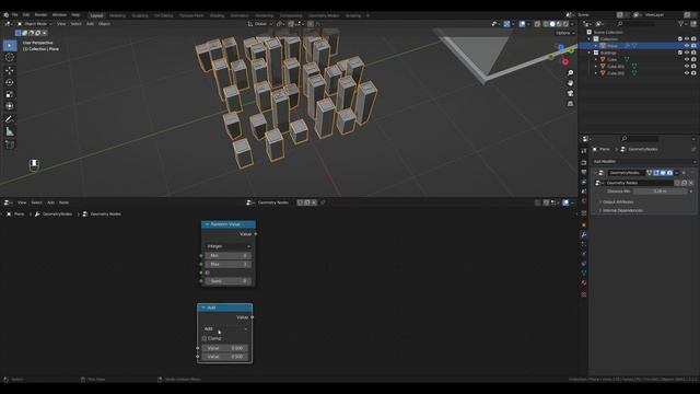 Blender: Геометрические ноды - Instance смотреть онлайн