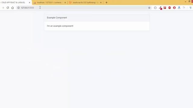 CRUD Application using #Laravel & #React (adding react routes) смотреть онлайн