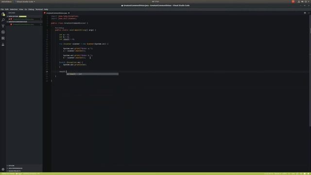 Greatest Common Divisor [Java] MATHS #1 смотреть онлайн