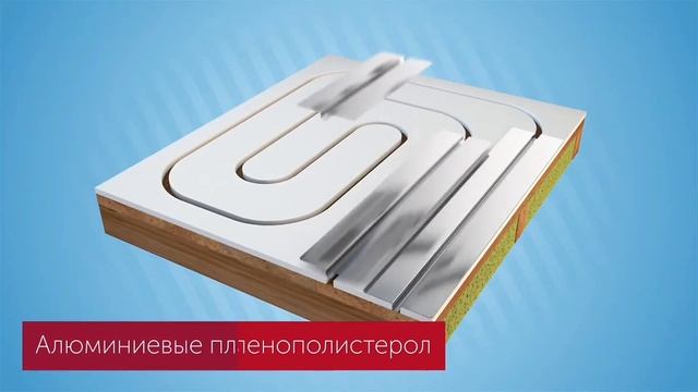 Водяной тёплый пол. Пенополистирольный тип (без стяжки). смотреть онлайн