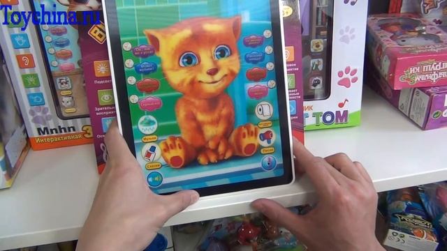 Маленький Кот Том интерактивный телефон.Toychina.ru смотреть онлайн