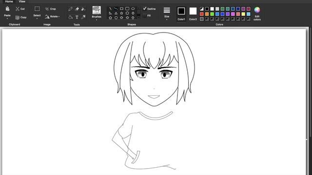 Chilla Sketch 20 - Drawing Character by me ( Paint x ) смотреть онлайн