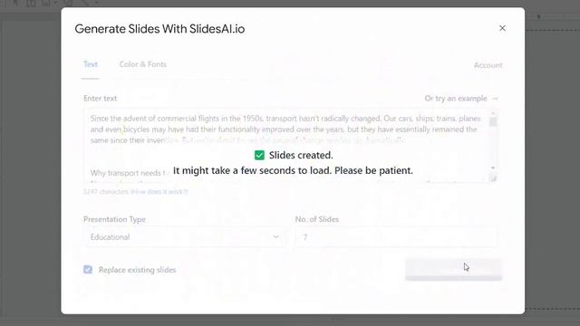 How to Create Powerpoint Presentation in 5 steps using AI | SlidesAI.io Tutorial | смотреть онлайн
