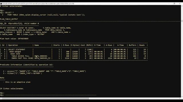 Como verificar se uma instrução SQL mudou o plano de execução смотреть онлайн