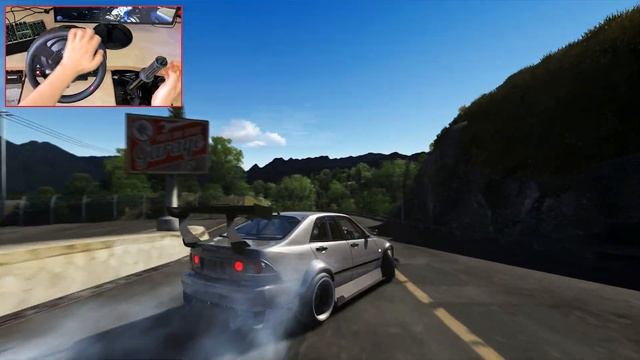 Toyota Altezza 2JZ-GTE Drift | Assetto Corsa | Thrustmaster T300 GTE Gameplay смотреть онлайн