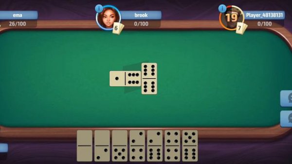 Domino - Dominoes online (by ZiMAD) - free classic board game for Android and iOS - gameplay.