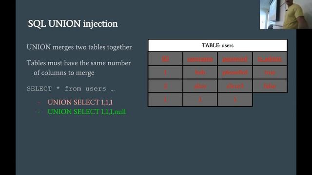2020Winter CS495 03b InjectionSQL смотреть онлайн