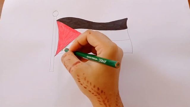 #FreePalestine How To Draw Palestine Flag / Stay With Palestina