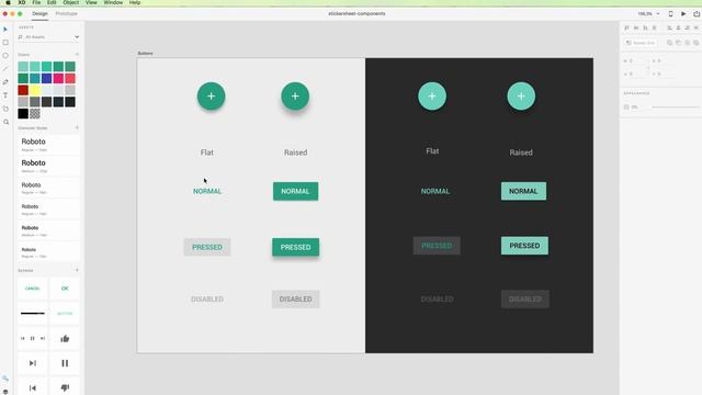 Adobe XD tutorial: How to use Material Design Buttons смотреть онлайн
