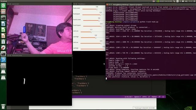 Blue Pen Detection using OpenCV 4 on NVIDIA Jetson NX Xavier смотреть онлайн