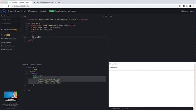 VueJS | CONDITIONALS & LISTS | Learning the Basics смотреть онлайн
