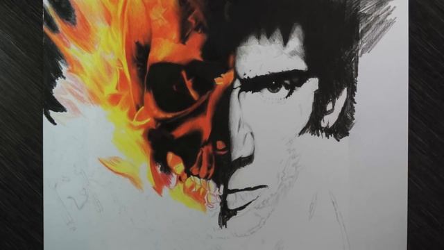 Drawing Ghost Rider / Рисуем Призрачного гонщика :) смотреть онлайн