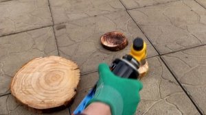 ПОДСТАВКА ПОД ГОРЯЧЕЕ ИЗ ДЕРЕВА СВОИМИ РУКАМИ || ДОСКА ИЗ СРЕЗА ДЕРЕВА || BOARD FROM WOOD OWN HANDS