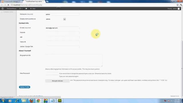Hide Wordpress Profile Fields.avi смотреть онлайн